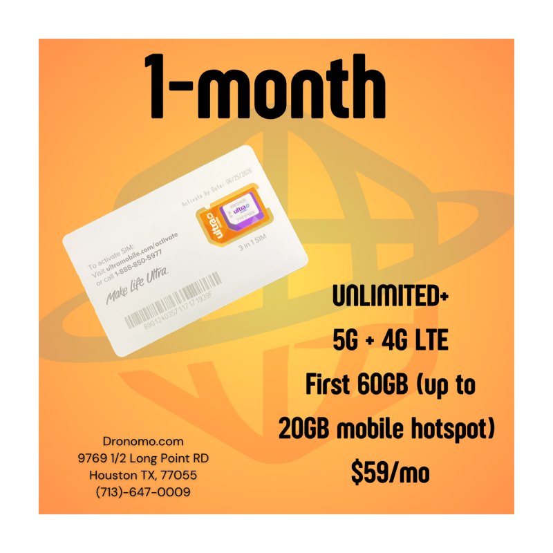 Ultra Mobile Unlimited+ ($59/mo)