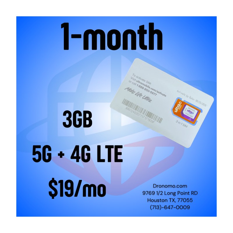 Ultra Mobile $19 SIM Kit Plan (3GB)